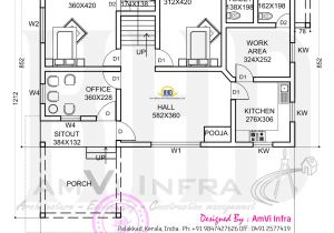 Ground Floor First Floor Home Plan Floor Plan and Elevation 2277 Sq Ft House Home Kerala Plans