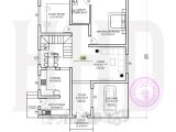 Ground Floor First Floor Home Plan Floor Plan Of Ultra Modern House Kerala Home Design and