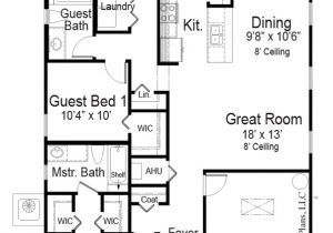 Habitat for Humanity House Floor Plans Dayton House Plan National Affordable Housing Network