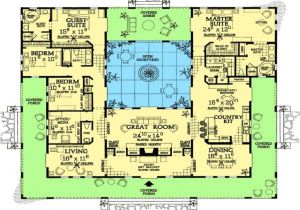 Hacienda Homes Floor Plans Spanish Style Home Plans with Courtyards Spanish Hacienda