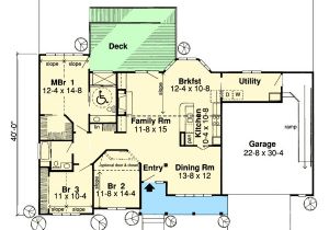 Handicap Accessible Ranch House Plans Ranch House Plans Handicap Accessible