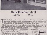 Harris Home Plans Website 1918 Harris Bros Co Kit Home Catalog Plan L 1017