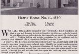 Harris Home Plans Website 1918 Harris Bros Co Kit Home Catalog Plan L 1520