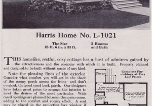 Harris Home Plans Website Plan L 1021 1918 Harris Bros Co Kit Houses Classic