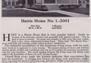 Harris Home Plans Website Plan L 2001 1918 Harris Bros Co Kit Houses Two Story
