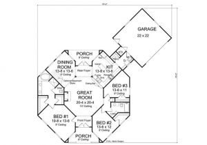 Hexagon Home Plans Floor Plan Hexagon House Contemporary Home 059h 0142
