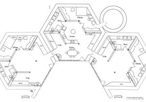 Hexagon Home Plans Polygonal Hexagonal Etc Earthbag House Plans