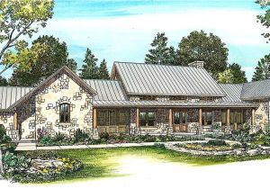 Hill Country House Plans with Wrap Around Porch Hill Country Home with Massive Porch 46052hc 1st Floor