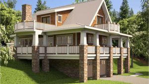 Hillside House Plans with A View Hillside House Plans Rear View Hillside House Plans with