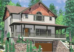 Hillside House Plans with Garage Underneath Awesome Hillside House Plans with Garage Underneath