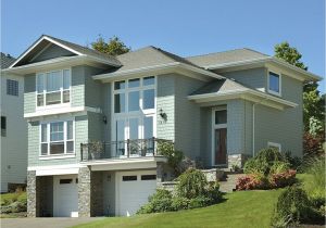 Hillside House Plans with Garage Underneath Hillside House Plans with Drive Under Garage Hillside