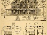 Historic Home Floor Plans 1879 Print Victorian House Architectural Design Floor