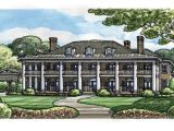 Historic southern Home Plans Colonial Plantation House Plans Historic southern