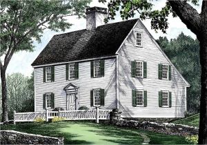 Historical Home Plans Saltbox Style Historical House Plan 32439wp