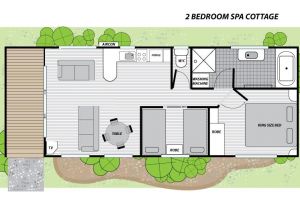 Holiday Home Plans Designs Two Bedroom Spa Cottage In Ballarat Big4 Ballarat Goldfields