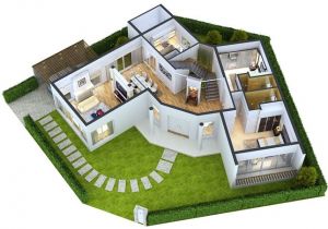 Home 3d Plan Modern Home 3d Floor Plans