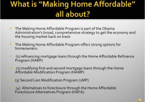 Home Affordable Modification Plan Obama 39 S Home Affordable Modification Refinance 2nd Lien