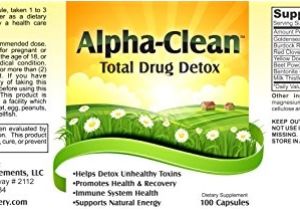 Home Alcohol Detox Plan Alpha Clean Home Drug Detox Cleanse