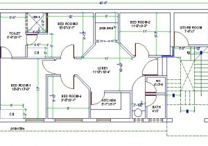 Home and Auto Plan 3d House Design Drawing 3 Bedroom 2 Storey Perspective