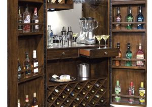 Home Bar Cabinet Plans Standing Wine and Liquor Cabinet In Dark Wood Home Bar