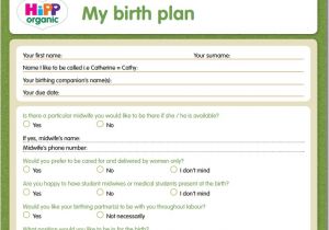 Home Birth Birth Plan Template 10 Best Images Of Natural Birth Plan Checklist Printable