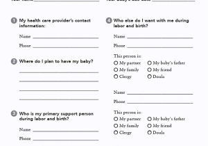 Home Birth Plan Worksheet 22 Sample Birth Plan Templates Pdf Word Apple Pages