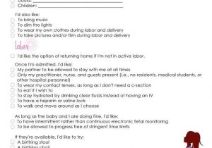 Home Birth Plan Worksheet What Mommy Brain 10 Printable Checklists that Will