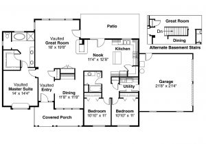Home Building Floor Plans Ranch House Plans Alpine 30 043 associated Designs