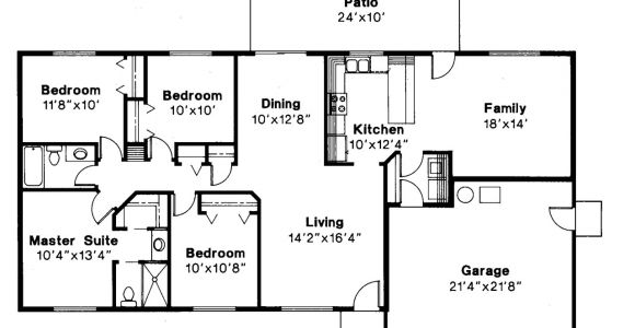 Home Building Floor Plans Ranch House Plans Weston 30 085 associated Designs