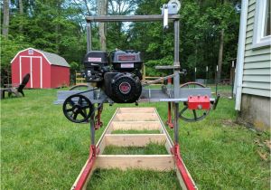 Home Built Bandsaw Mill Plans How I Built A Sawmill In the Backyard Make