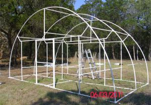 Home Built Greenhouse Plans Pictures Of A Quot Build It Yourself Quot Pvc Dome Greenhouse