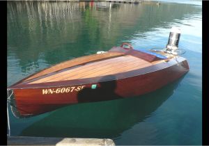 Home Built Wooden Boat Plans Rascal Runabout Vintage1961 80hp Mercury Outboard Home