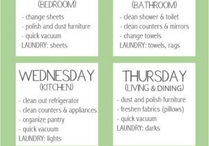 Home Cleaning Plan Good Home Cleaning Schedule Keep Your Stress Levels to A