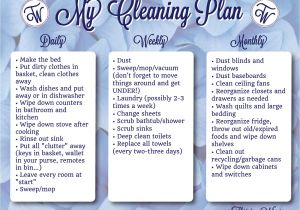 Home Cleaning Plan House Cleaning Free Weekly House Cleaning Plan