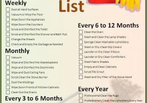 Home Cleaning Plan House Cleaning List Template Free formats Excel Word