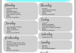 Home Cleaning Plan the Lung Family House Cleaning and A Free Printable