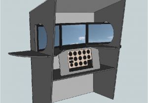Home Cockpit Plans Diy Flight Simulator Cockpit Blueprint Plans and Panels