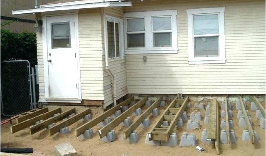 Home Depot Floating Deck Plans Deck Blocks Building A Freestanding Deck