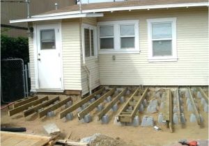 Home Depot Floating Deck Plans Deck Blocks Building A Freestanding Deck with Deck Blocks