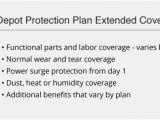 Home Depot Service Plan the Home Depot Protection Plans