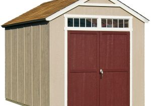 Home Depot Storage Shed Plans Handy Home Products Majestic 8 Ft X 12 Ft Wood Storage