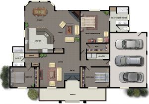 Home Design Plans 3 Bedroom House Plans Ideas