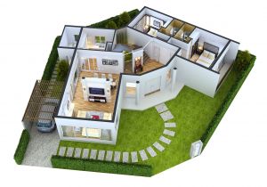 Home Design Plans 3d Impressive Floor Plans In 3d Home Design