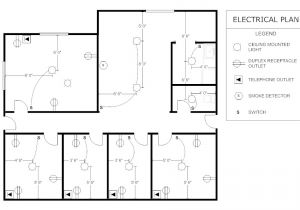 Home Electrical Plan Example Image Office Electrical Plan Architecture