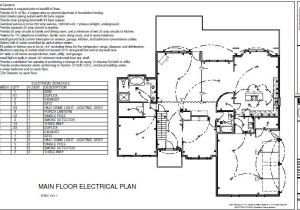 Home Electrical Plan House Main Floor Electric Plan Sds Plans House Plans