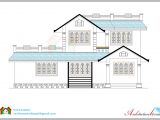 Home Elevation Plan 1600 Square Feet House Plan and Its 3d Elevation