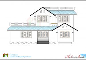 Home Elevation Plan 1600 Square Feet House Plan and Its 3d Elevation