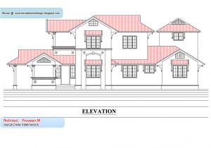 Home Elevation Plan Kerala Home Plan and Elevation 2033 Sq Ft Kerala Home