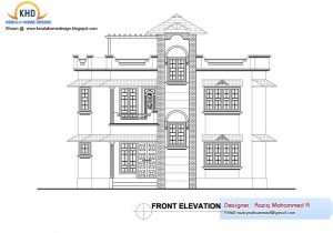 Home Elevation Plans Home Plan and Elevation Kerala House Design Idea