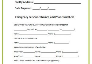 Home Emergency Plan Example Emergency Response Plan Template Microsoft Word Templates